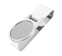 Veemoon Pince à Billets en Acier Inoxydable remous des Produits Gadgets sympas surligneur Presse-papiers Plat Purse Organizer Clip Portefeuille Pratique Clip de Fixation de fichier Silver