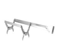 Veemoon Pince à Cadre de Ruche en Métal Multifonction Grattoir Intégré Outil Apicole pour Levage et Inspection des Cadres Accessoire Essentiel pour Apiculteurs et Récolte de Miel