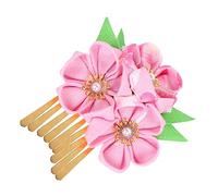 Veemoon Pince à Cheveux Japonaise Traditionnelle - Épingle à Cheveux Vintage Hanfu Avec Fleur - Accessoire Élégant Pour Cheveux Décoration Antique Raffinée Et Féminine
