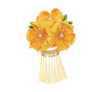 Veemoon Pince à Cheveux Style Fleur Accessoire Coiffure Hanfu Décoration Kimono Épingles Cheveux Traditionnelles Pour Vêtements Et Cosplay