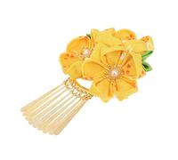 Veemoon Pince à Cheveux Style Fleur Accessoire Coiffure Kimono Barrette Cheveux Hanfu Décoration Pour Fêtes Mariages