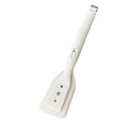 Veemoon Pince Cuisine en Silicone Résistante à la Chaleur Spatule Multifonction pour Retourner Poissons et Steaks Pince Blanche Ustensile Cuisson Barbecue et Friture