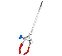 Veemoon Pince de Laboratoire à 3 Branches Réglable en Alliage de Zinc Électrolytique, Grosse Taille, Pince pour Flacon et Tube à Essai, Matériel Laboratoire Polyvalent pour Expériences