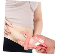 Veemoon Pince Mesure Graisse Portable avec Ruban Corps Blanc et Rose pour Mesurer Graisse Outil et Pratique pour Tour de Bras Hanches et Jambes Appareil Manuel Facile à Utiliser
