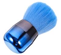 Veemoon Pinceau Cosmétique à Poudre à Ombrer Vert Olive, Fibre Synthétique Douce et Dense, Taille Compacte Ronde, Applicateur pour Blush et Poudre, Accessoire Maquillage Professionnel