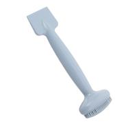 Veemoon Pinceau Double Tête en Silicone pour Masque Visage Applicateur de Boue Exfoliant Doux Outil de Maquillage Lèvres Brosse Visage Portative Couleur Bleu Brume Soin et Nettoyage