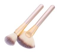Veemoon Pinceaux de Maquillage Visage Brosse Éventail Douce Nylon pour Blush Contour et Highlighter et Portable Adapté Débutants et