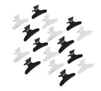 Veemoon Pinces à Cheveux Chic en Plastique Blanches Lot de 24 Petites Pinces à Cheveux Ressort Puissant pour Coiffure et Soins du Visage