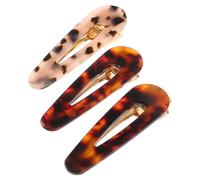 Veemoon Pinces à Cheveux Décoratives Goutte D'eau 3 Pièces Taille Moyenne Pour Filles Accessoires Coiffure Mode Usage Quotidien