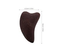 Veemoon Planche de Massage Gua Sha en Bois Cœur Forme Ergonomique Multifonction pour Visage et Corps Douceur Peau Massage Détente Musculaire Outil Naturel Bien-
