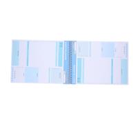 Veemoon Planificateur Quotidien sans Date avec Reliure Spirale Double Cahier Organisation Tâches et Objectifs Bloc-notes Bureau et Maison Planning Journalier
