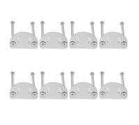 Veemoon Plaques de Montage pour Patins à roulettes Quad 8 Pcs Acier Inoxydable 57 Mm Amortisseur et Boulons, Support de Fixation Robuste pour Matériel de Patinage sur Route,