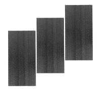 Veemoon Plaques de Ressort en Fibre de Verre Noire 3 Pcs 124 X 61 X 05 CM pour Fauteuils à Bascule de Jardin Pièces Détachées Résistantes aux UV et Étanches Remplacement pour