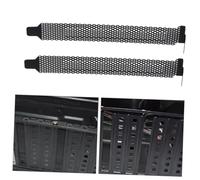 Veemoon Plaques D'obturation Pci Anti-poussière en Maille Métallique pour Boîtiers Pc ATX/matx, Lot de 20, Ventilation, Refroidissement, Cache Emplacement Pci Noir pour Ordinateur Desktop