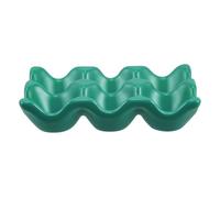 Veemoon Plateau à Œufs Tasses Support De Stockage Décoratif Organisateur Pour Réfrigérateur Comptoir Et Cuisine Céramique