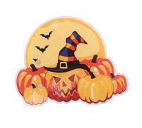 Veemoon Plateau Acrylique Magnétique Forme de Citrouille pour Halloween Support de Cils Falsifiés avec Suction Magnétique pour Salon et Outils de Formation