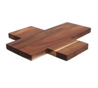 Veemoon Plateau de Communion en Bois Rustique Croix, Dimensions 26x22x1,5 Cm, Petit Plateau de Service Religieux pour Église et Cérémonies de Baptême, Assiette à Décorative pour Usages