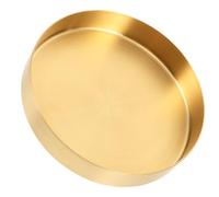 Veemoon Plateau pour Pot de Fleur Doré Acier Inoxydable Coupelle de Réserve Eau pour Plantes Intérieur et Jardin Extérieur Facile à Nettoyer et Élégant Accessoire de Jardin