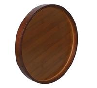 Veemoon Plateau Tournant en Naturel 360° - Plateau de Service Rustique Rond Plat de Fruits Multifonction pour Centre de Table Cuisine de Ferme Décoration Intérieur Vintage Petit à Clés