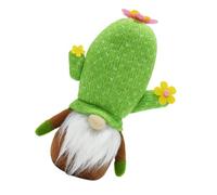 Veemoon Plush Succulent GNOME Toy Durable Faceless Cactus Doll Figurine for Creative Summer Desk and Tiered Tray Decoration