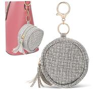 Veemoon Pochette à Tétine Portable PU à Sucette Compact avec Fermeture Éclair pour Clés Monnaie Et Écouteurs Pratique pour Voyages