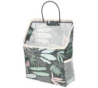 Veemoon Pochette de Rangement Murale en Toile Cadre en Fer, Panier Suspendu Multifonction pour Porte, Organiseur de Placard à Large Ouverture, Livré Crochet Transparent, pour Chambre,