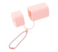 Veemoon Pochette Porte-Rouge à Lèvres en Silicone Rose, Trousse de Maquillage Portable Compacte Compartiments Étanche, pour Voyage et Paquet à Main, Mini Boîte à Clés Pratique