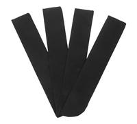 Veemoon Pochette pour Éventail Pliant en Tissu Léger Noir, Lot de 4 Pièces, Paquet Protection Ventilateur Portable, Accessoires Ventilateur pour Rangement Présent et Voyage