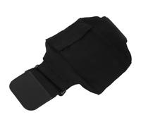 Veemoon Pochette Téléphone de Sport Noire en Polyester, Ajustable et Résistante pour Course à Pied et Fitness, Maintien Sécurisé et Confortable pour Hommes et Femmes