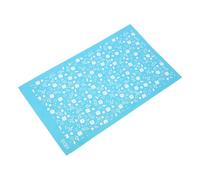 Veemoon Pochoir Sérigraphie Fleur Réutilisable pour Peinture Tissu et Bijoux Modèle Mesh pour Création DIY Boucles Oreilles Pâte Polymère