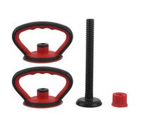 Veemoon Poignée de Kettlebell Réglable en Plastique Base de Tige de Précision et Écrou Robuste, Accessoire pour Haltères et Équipement de Fitness pour Entraînement Sécurisé