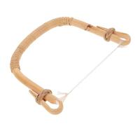 Veemoon Poignée de Théière en Bois de Remplacement Compacte et Légère Anse en Rotin Teintée Adaptée pour Bouilloire 11-13 CM Pratique pour Théières en Céramique Verre et Poterie