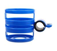 Veemoon Porte-Bouteille Vélo Léger en Plastique Robuste, Support Multifonction pour Bouteille d'eau et Objets, Accessoire Cycliste Bleu, Compatible Randonnée et Vélo Électrique,