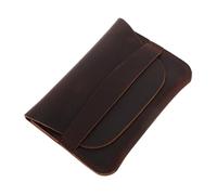 Veemoon Porte-Cartes Cuir De Vachette Étui Multi-Fonctionnel pour Cartes Professionnelles Portefeuille Fait Main Et Identités