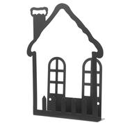 Veemoon Porte-clés avec Grosse Capacité de Rangement Mural Noir Forme Petite Maison et Gain de Place pour