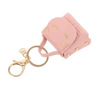 Veemoon Porte-clés Dessin Animé Chat Petite Taille en Matériau Robuste Rose, Porte-Monnaie Mini Compact Multifonction, Accessoire pour Filles Et Usage Quotidien