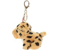 Veemoon Porte-clés en Peluche à Suspendre Motif Guépard, 1 Pièce, Accessoire Décoratif pour Paquet à Dos ou Paquet à Main, en Peluche Animal de Dessin Animé, Anneau Suspendre Pratique