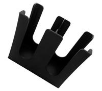 Veemoon Porte-Gobelets en Carton Noir 2 Compartiments Distributeur pour Gobelets Bureau et Maison Support Pratique et Compact pour Rangement de en Papier Comptoir Cuisine