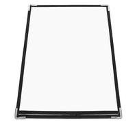 Veemoon Porte-menus Transparent en Pvc pour Restaurant et Café, Classeur de Menu à Feuilles Mobiles Angles Protégés, Couverture de Livre Résistante et Facile à Nettoyer, pour Gestion