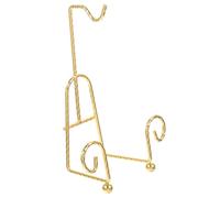 Veemoon Porte-Tasse en Métal Doré Support Spiralé Présentoir pour Mug et Soucoupe Support de Table Décoratif pour Bureau Salon Cuisine - 1 Pièce