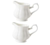 Veemoon Pot à Lait En Porcelaine Céramique - Crémier Européen Pratique Avec Poignée - 230 ML Pour Café Et Desserts Idéal Pour Maison Et Restaurants