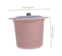 Veemoon Pot de Chambre Unisexe avec Couvercle Pot à Urine en Plastique Anti-Déversement Compact pour Voyage Urinoir Domestique Facile à Nettoyer pour Adultes et Garçon et Filles