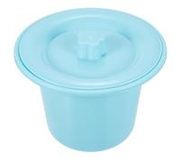 Veemoon Pot Urinal Portable avec Couvercle Urinoir Plastique Épais Antidéversement Bassin de Lit Pratique pour Adultes et Garçon Fille Usage Domestique Stable