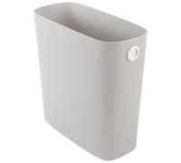 Veemoon Poubelle Cuisine Étroite en Plastique Gris Chaud Corbeille à Déchets Multifonction pour Salle de Bain Bureau et Chambre Seau Compact Optimisé pour Espaces Réduits Nettoyage