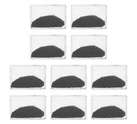 Veemoon Poudre de Fer Magnétique pour Expériences Scientifiques Guide D'enseignement, Boîte Noire en Plastique Contenant 10pcs pour Visualisation du Champ Magnétique