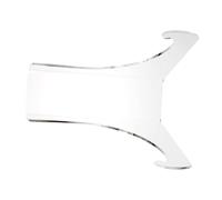 Veemoon Présentoir à Assiettes en Acrylique Transparent Support Plat Grand Format 13X127X152 CM Étagère de Rangement pour Assiettes Plats et Gâteaux Usage Maison et Vitrine