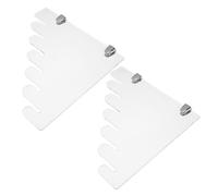 Veemoon Présentoir à Couteaux Mural Transparent en Acrylique Support Démontable Compact pour Porte-Couteaux Cuisine et Couteaux à Fruits Étagère de Rangement Hygiénique Gain de Place