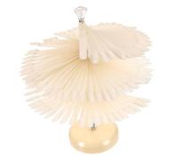 Veemoon Présentoir à Ongles 120 Bâtonnets Naturel Rond Outil De Pratique Manucure Professionnel Pour Nail Art Affichage Couleur Portable