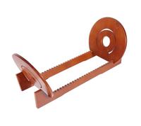 Veemoon Présentoir CD Bois Café pour Bureau 1 Unité Support Rangement Disques Vinyles Multifonctionnel Stable pour Chambre Et Salon