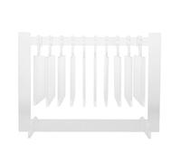 Veemoon Présentoir Manucure Grand Format avec 10 Plaques D’affichage pour Capsules D’ongles, Support Acrylique Transparent pour Nail Art, Organisation Salon Beauté, Panneau D’exposition